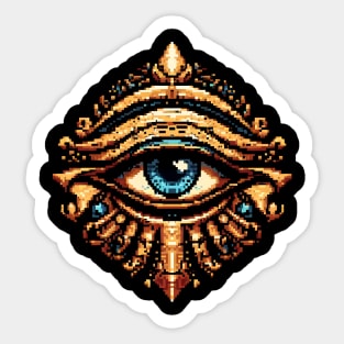 eye of ra Sticker